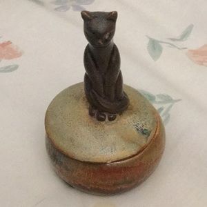 Cat trinket box